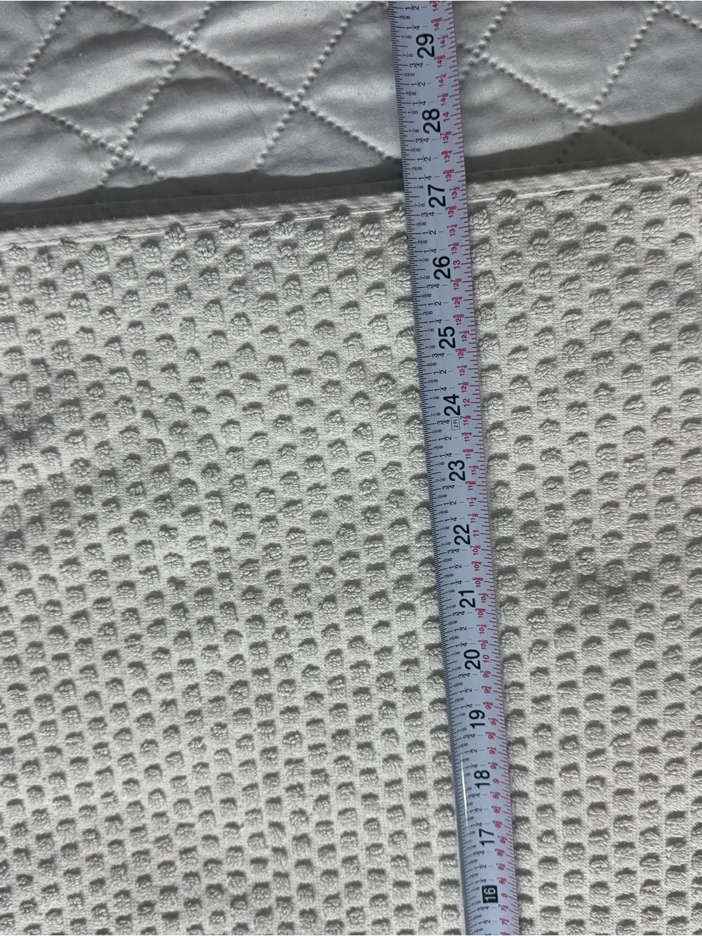 Hotel Vendome Waffle Off White 100 % Cotton Towel 50x26